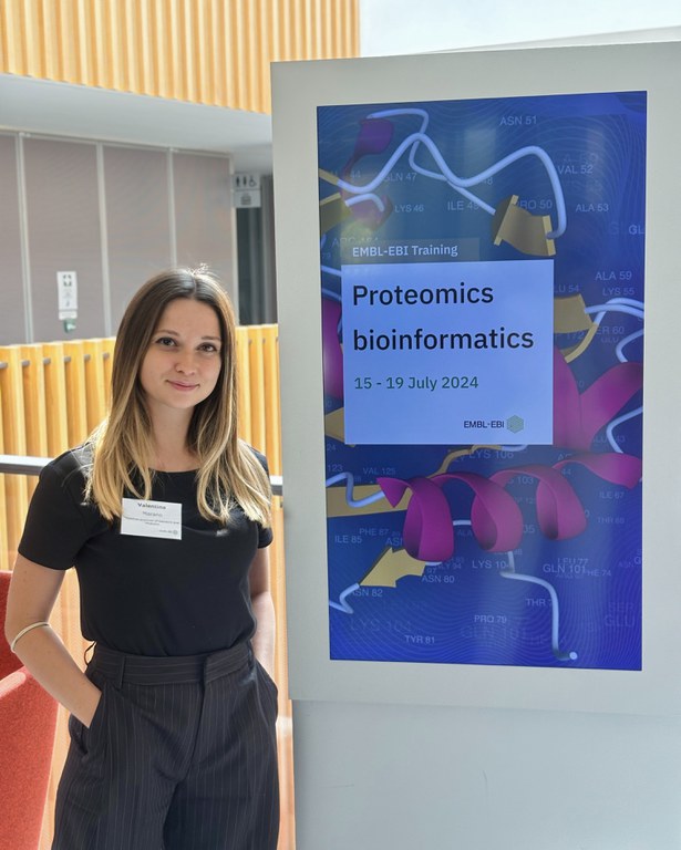 Valentina Marano Awarded Travel Grant to Attend Prestigious Proteomics Course
