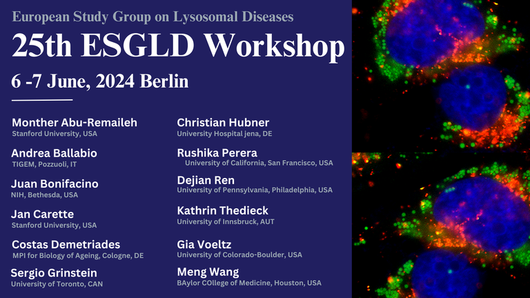 Registration for LYSOSOMES & AUTOPHAGY and 25th ESGLD workshop open now! Registration for LYSOSOMES & AUTOPHAGY and 25th ESGLD workshop open now!