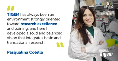 Return to build: the international journey of Pasqualina Colella and her return to TIGEM