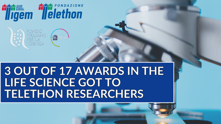 News from Fondo Italiano per la Scienza (FIS): Three out of 17 awards in the life sciences go to Telethon researchers