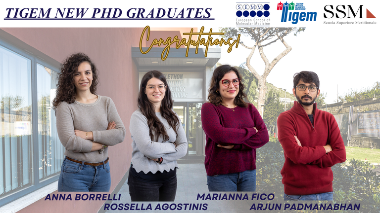 Let’s Celebrate Our New PhD Graduates: Anna Borrelli, Rossella Agostinis, Marianna Fico, and Arjun Padmanabhan!