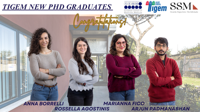 Let’s Celebrate Our New PhD Graduates: Anna Borrelli, Rossella Agostinis, Marianna Fico, and Arjun Padmanabhan!