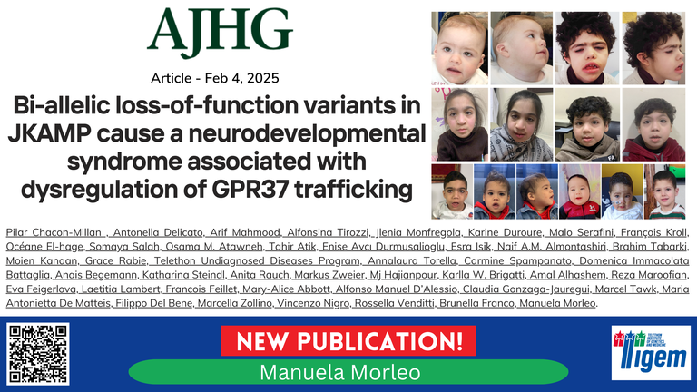 Bi-allelic loss-of-function variants in JKAMP cause a neurodevelopmental syndrome associated with dysregulation of GPR37 trafficking