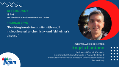 Angelo Fontana - "Rewiring innate immunity with small molecules: sulfur chemistry and Alzheimer’s disease