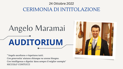 Cerimonia di Intitolazione Auditorium "Angelo Maramai"