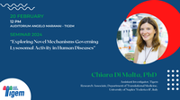 Chiara Di Malta, PhD - "Exploring Novel Mechanisms Governing Lysosomal Activity in Human Diseases"