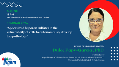 Dulce Papy-Garcia, PhD - "Specialized heparan sulfates in the vulnerability of cells to autonomously develop tau pathology"