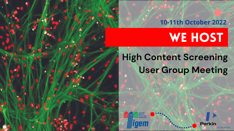 High Content Screening User Group Meeting High Content Screening User Group Meeting