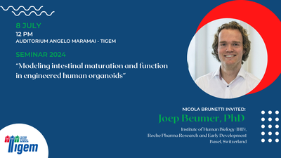 Joep Beumer, PhD - "Modeling intestinal maturation and function in engineered human organoids"