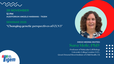 Sara Mole, PhD - "Changing genetic perspectives of CLN3"
